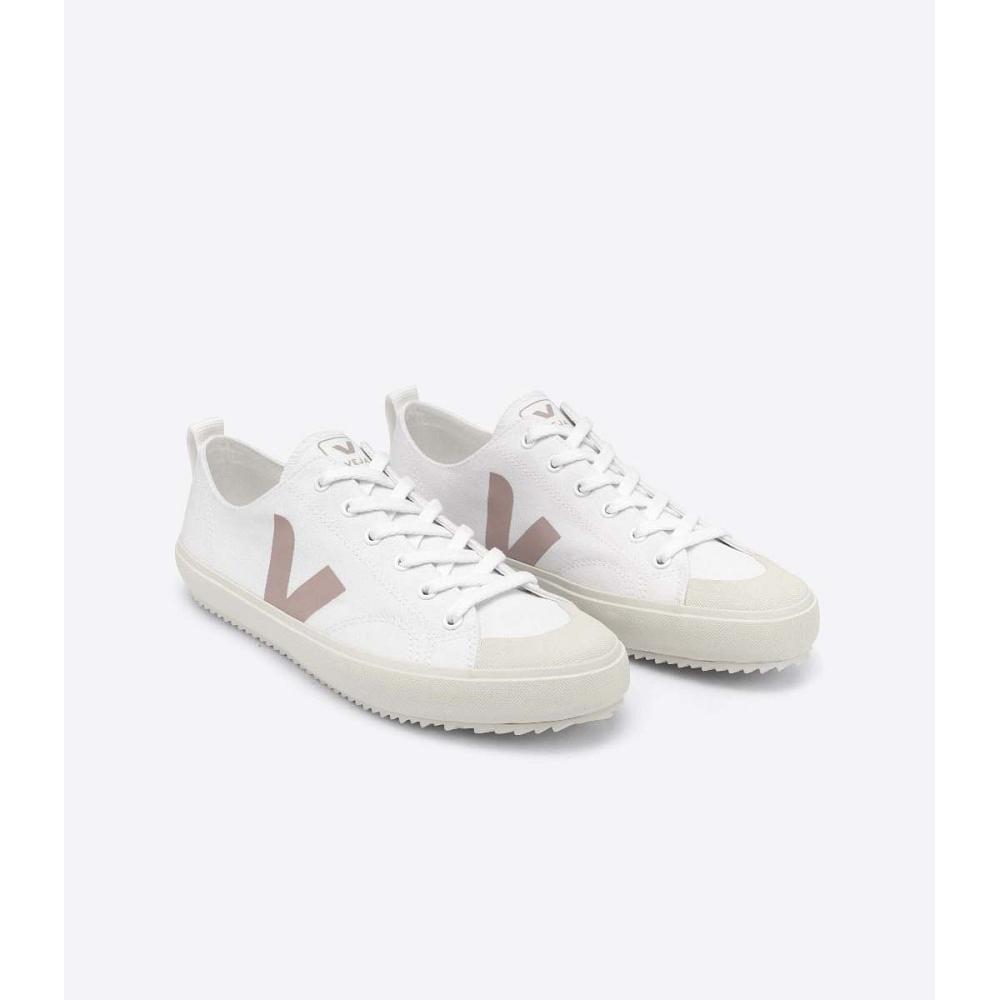 Pantofi Dama Veja NOVA CANVAS White/Brown | RO 475YXF